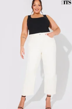Ankle Grazer Straight Leg Jean