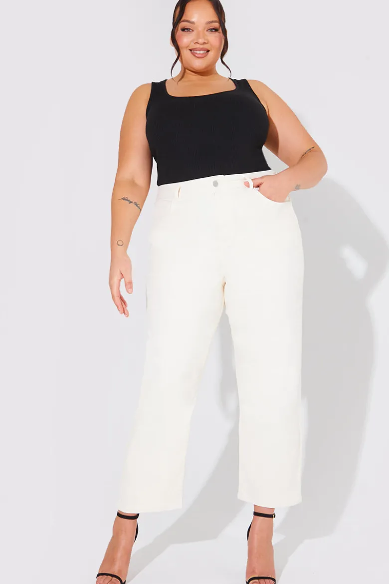 Ankle Grazer Straight Leg Jean