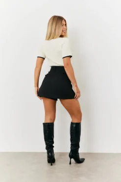 Asymmetric Hem Skort