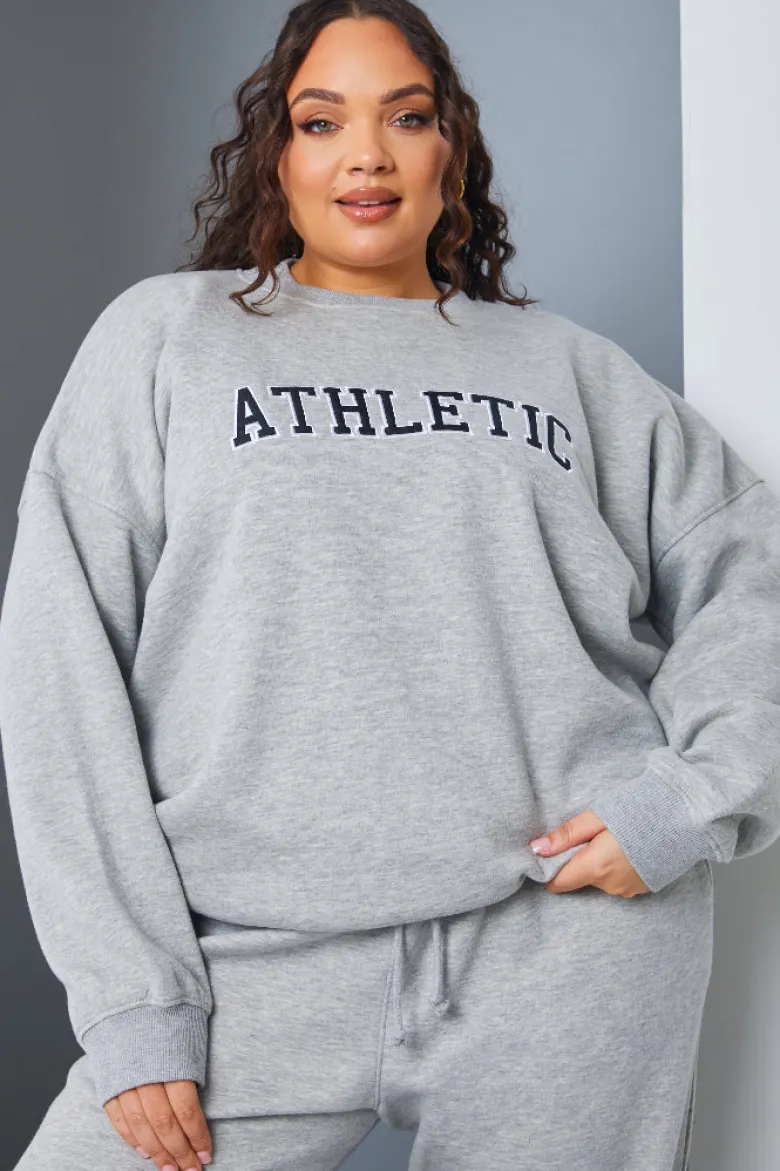 Athletic' Slogan Sweater