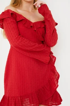 Bardot Broderie Anglaise Mini Dress