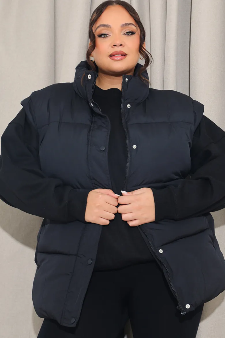 Belted Puffer Gilet