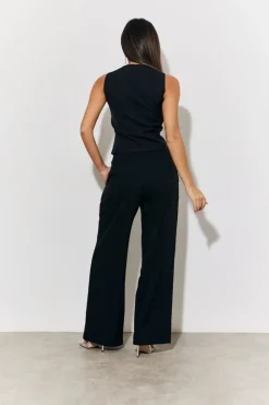 Black Embellished Waistcoat