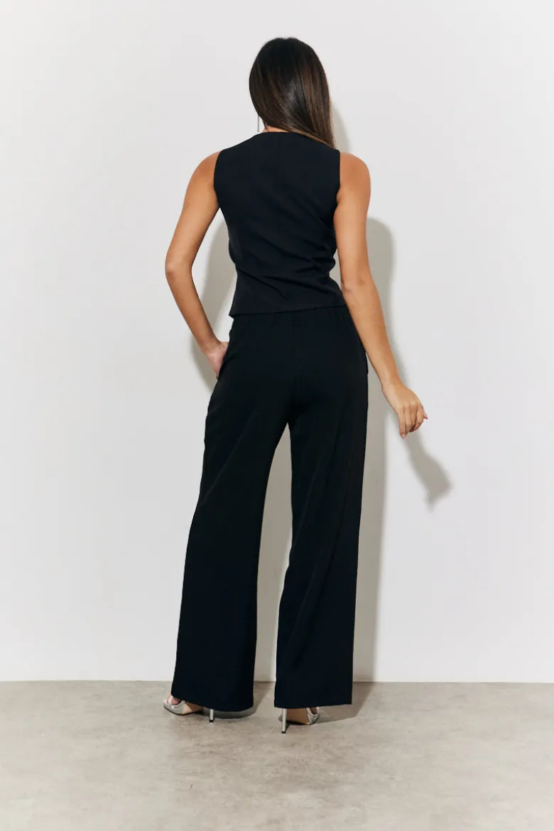 Black Embellished Waistcoat