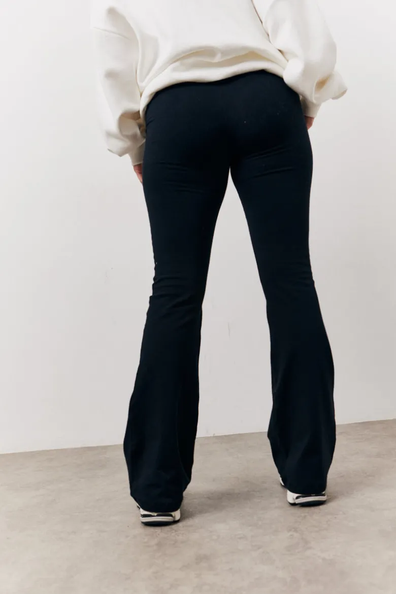 Black Kickflare Leggings