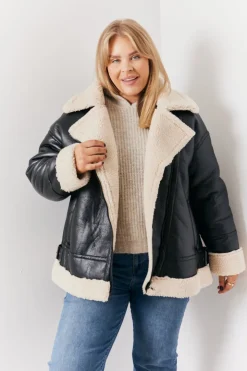 Borg Trim Aviator Jacket