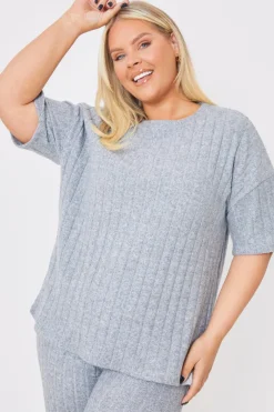 Brushed Rib T Shirt