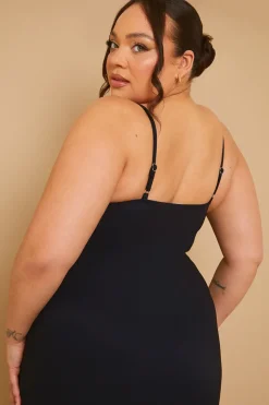 Built-In Bra Strappy Sculpt and Control Unitard