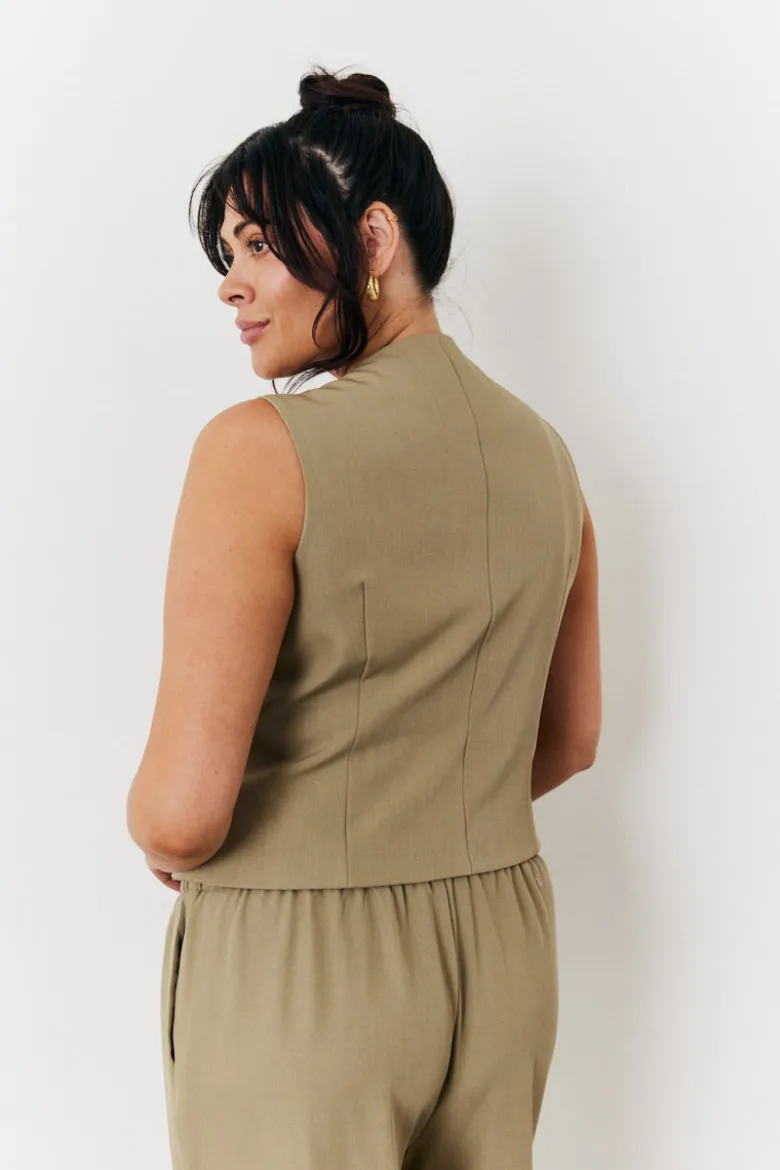 Button Through Waistcoat