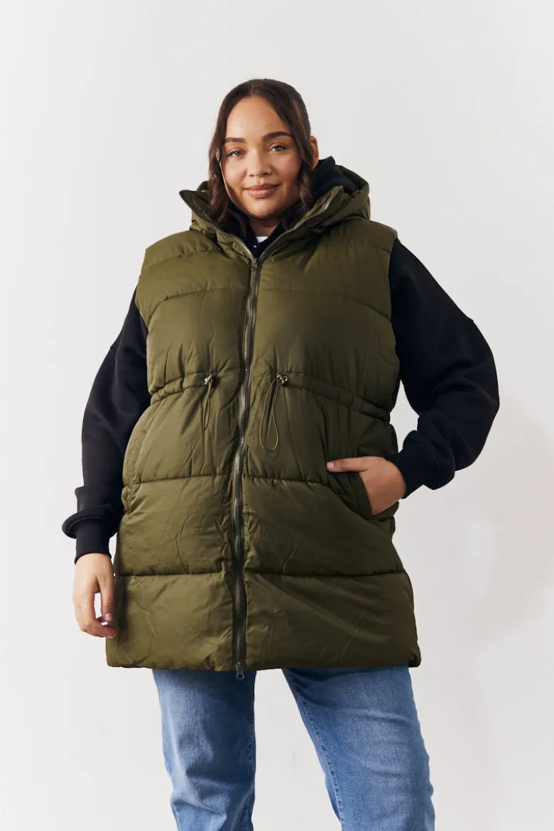 Cinched Waist Gilet