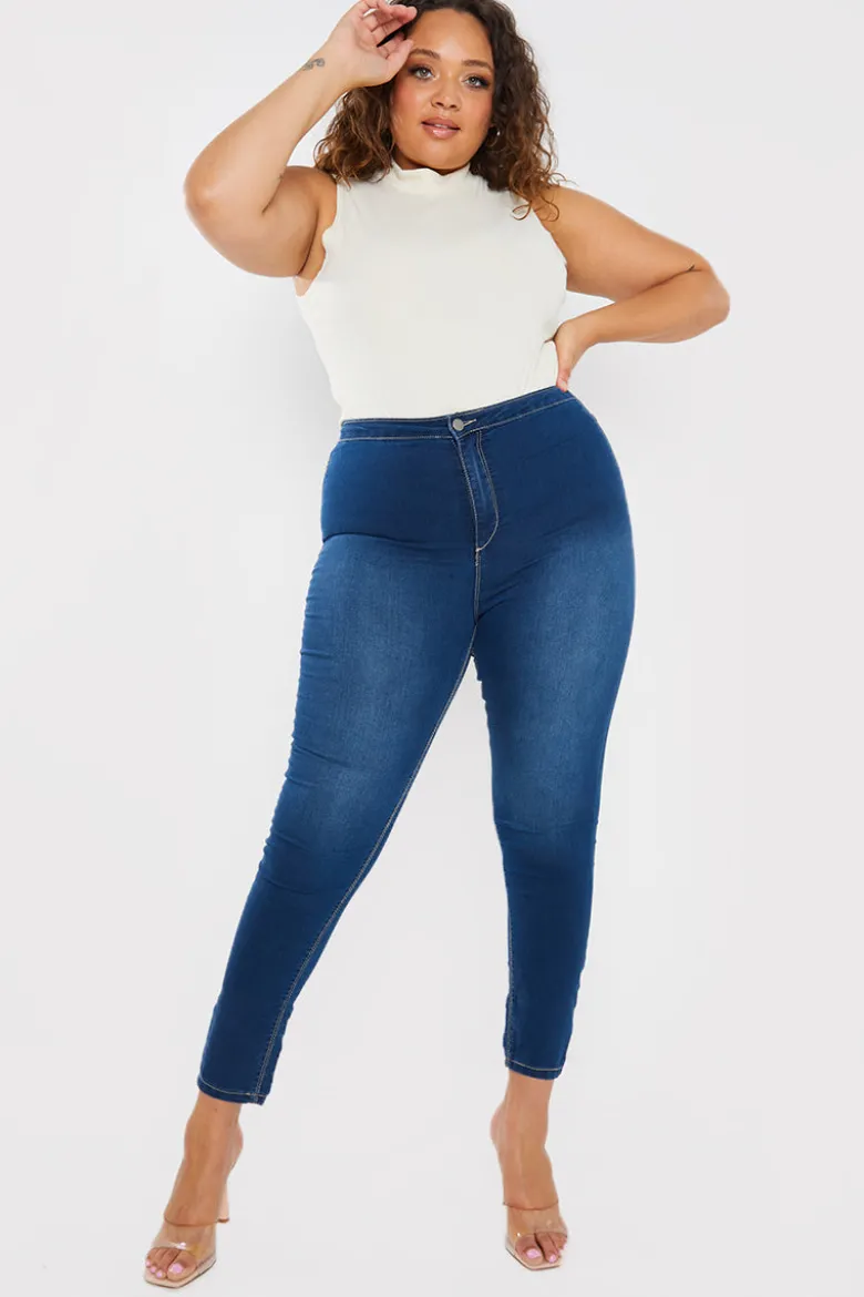 Clean High Waisted Stretch Jegging Jeans