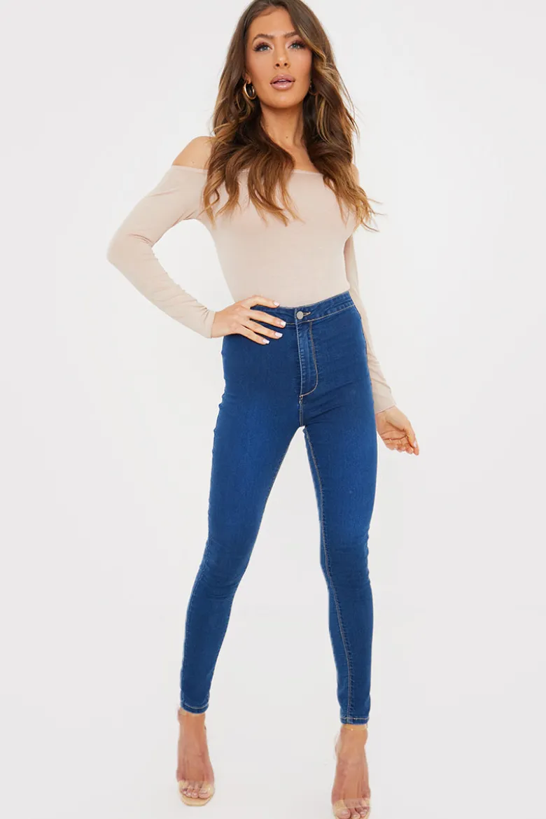 Clean High Waisted Stretch Jegging Jeans