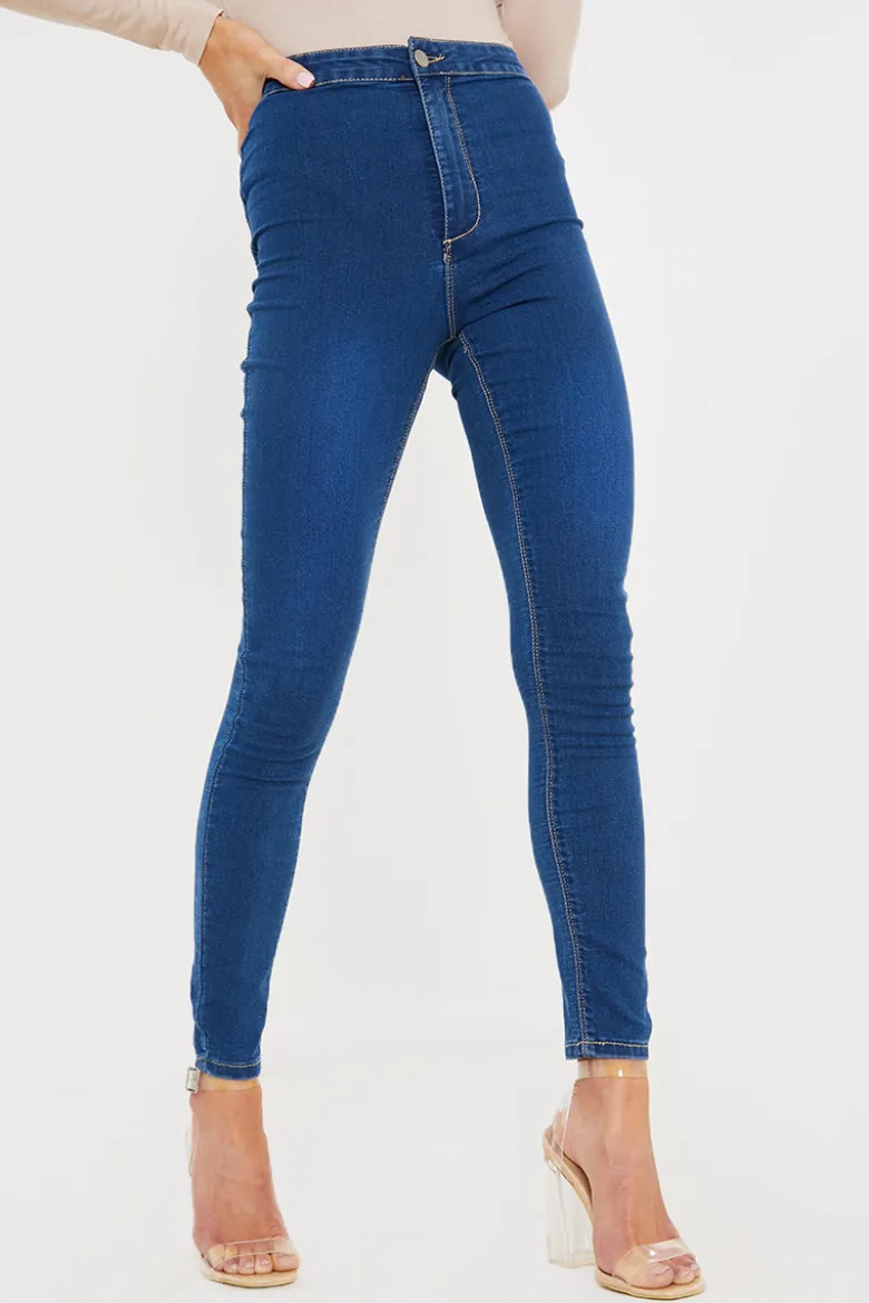 Clean High Waisted Stretch Jegging Jeans