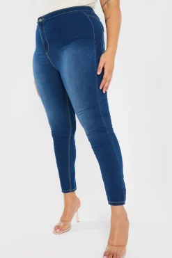 Clean High Waisted Stretch Jegging Jeans