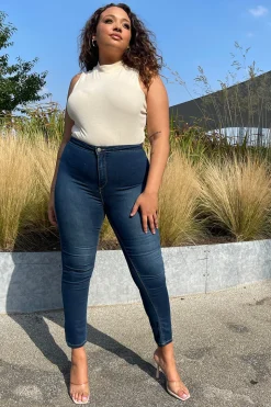 Clean High Waisted Stretch Jegging Jeans