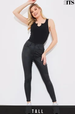 Coated Sculpt Shaper Jeans
