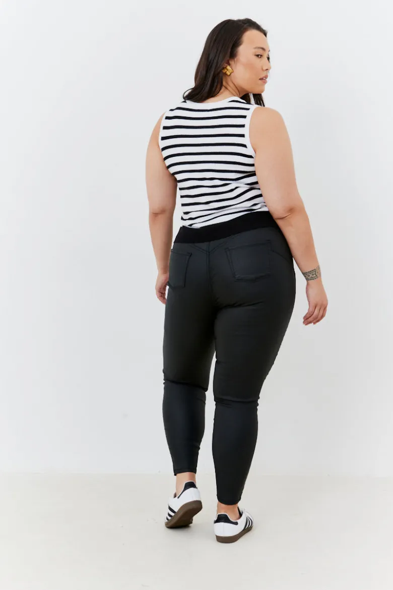 Coated Sculpt Shaper Jeans