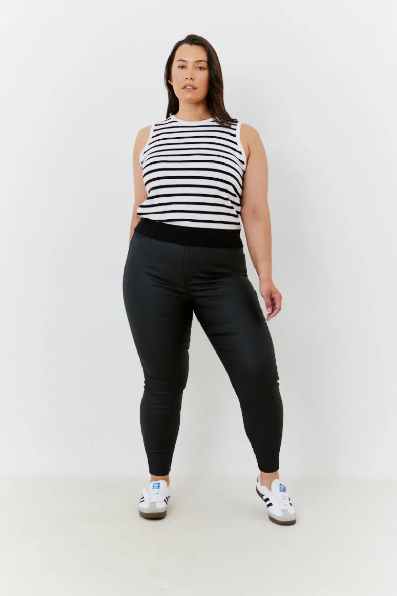 Coated Sculpt Shaper Jeans