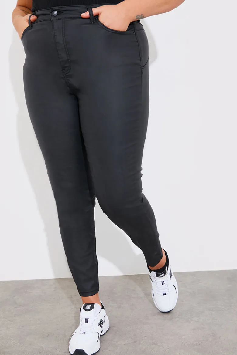 Coated Sculpt Shaper Jeans