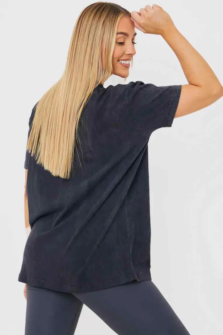 Colorado' Acid Wash Slogan T-Shirt