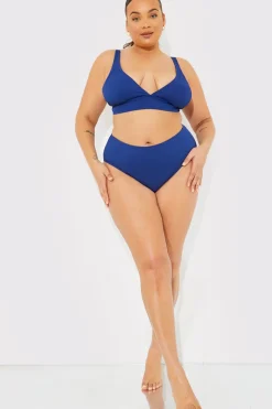 Contour Rib High Waisted High Leg Bikini Bottom