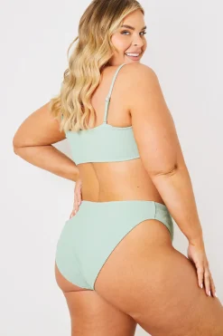 Control Crinkle Boomerang Bikini Bottom