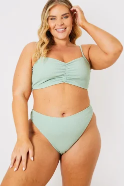 Control Crinkle Boomerang Bikini Bottom