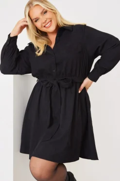 Corduroy Shirt Dress