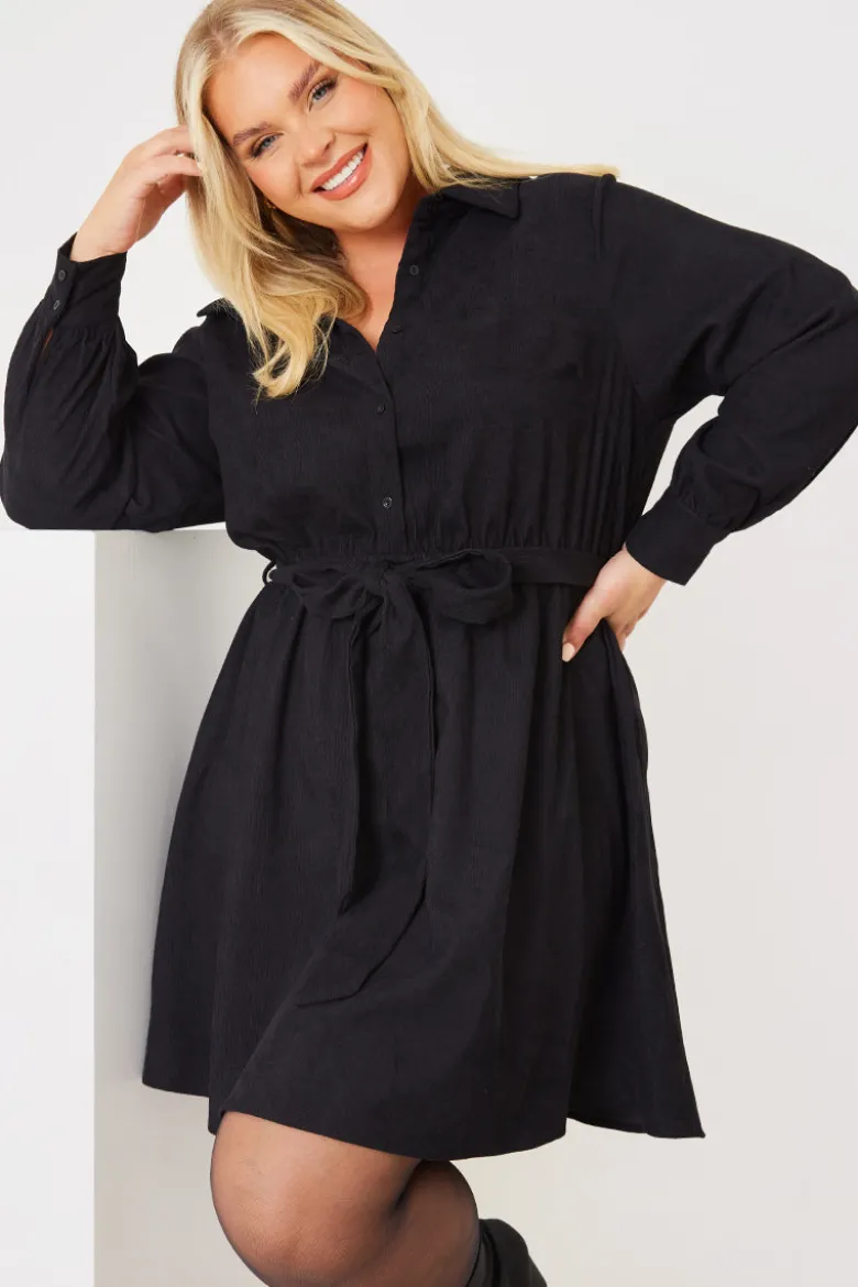 Corduroy Shirt Dress