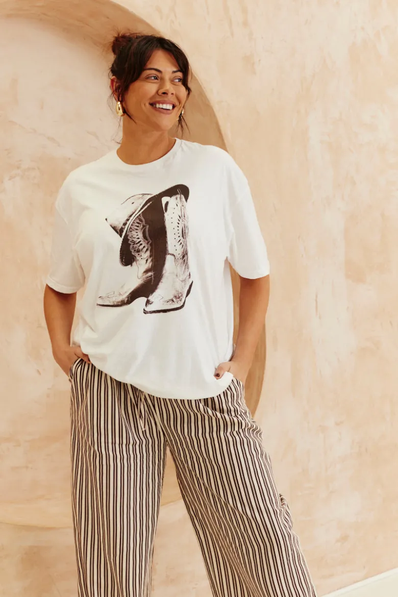 Cowboy Hat And Boots Graphic T-Shirt