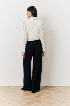 Cream Lace Shirt