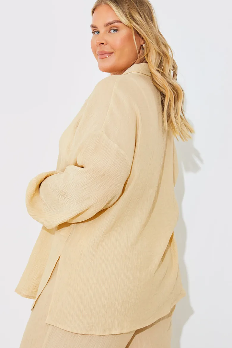 Crinkle Oversized Shirt