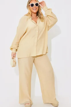 Crinkle Oversized Shirt
