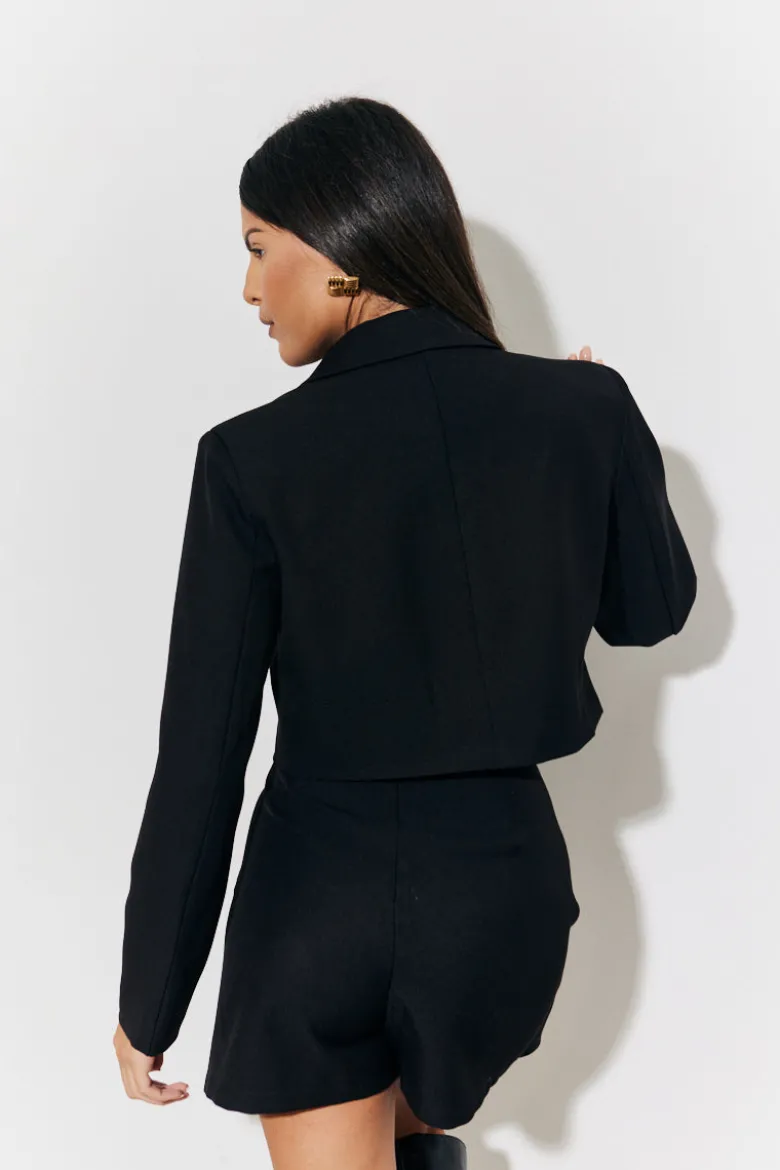 Cropped Tailored Blazer
