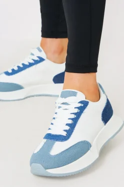 Denim Contrast Detail Trainer