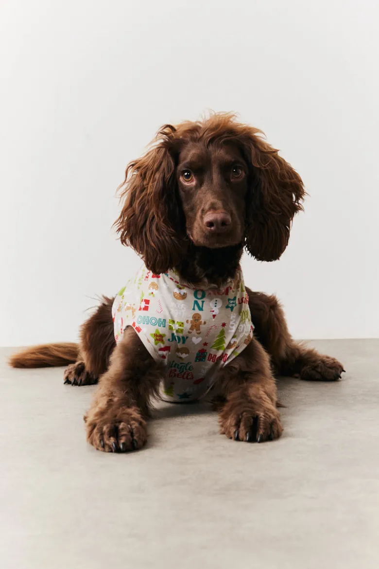 Dog Noel Print Pyjama