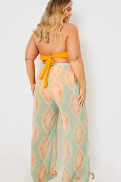 Elasticated Wide Leg Co-Ord Beach Trousers