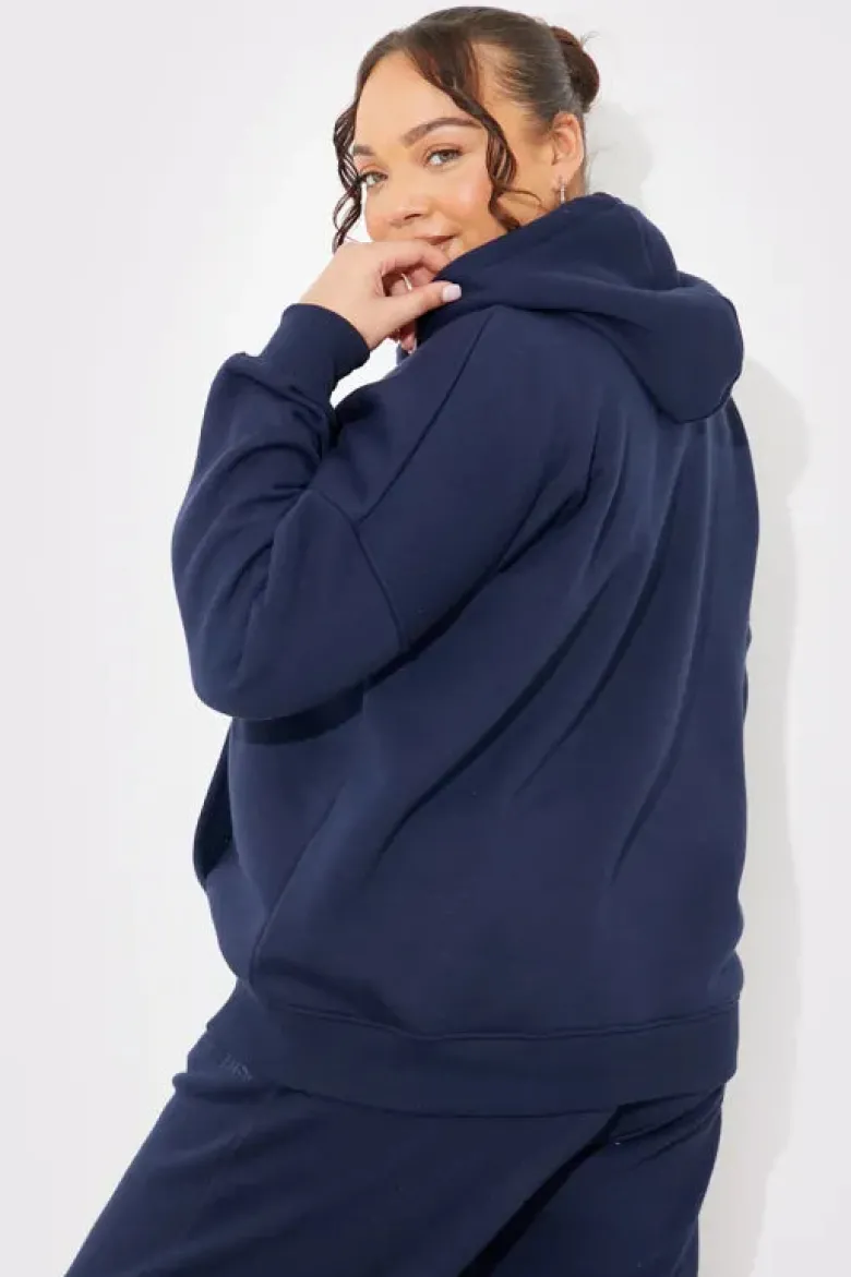 Embroidered Zip Up Jersey Jacket