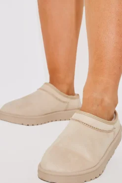 Faux Suede Flat Shoe