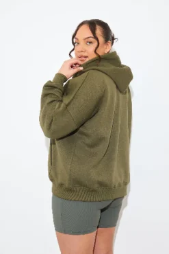 FITS EMBROIDED ZIP UP JERSEY JACKET