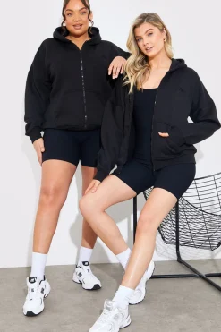 FITS EMBROIDED ZIP UP JERSEY JACKET