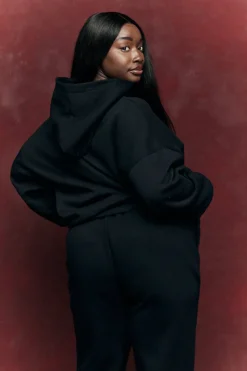 Fits Embroidered Co-Ord Hoodie