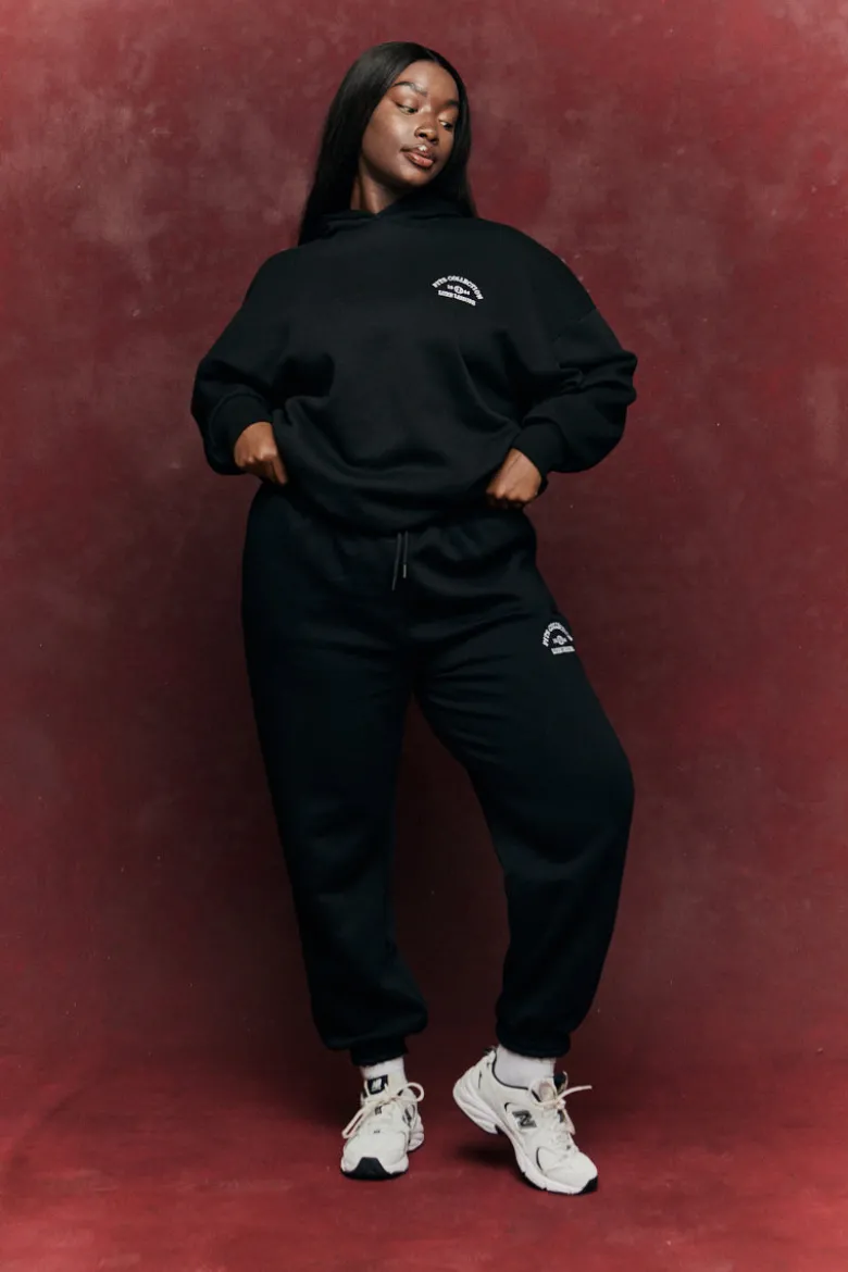 Fits Embroidered Co-Ord Joggers