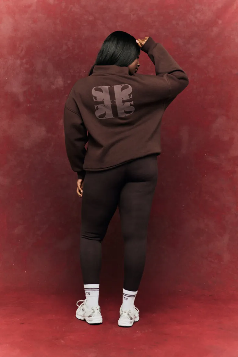 Fits Quarter Zip Printed Sweatshirt