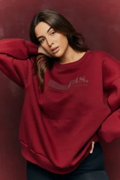 FITS Sports Printed Crew Neck Sweatshirt