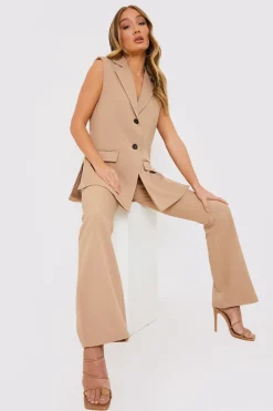 Flared Tailored Trousers