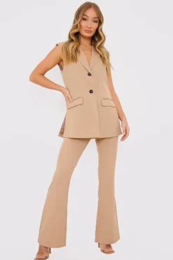 Flared Tailored Trousers