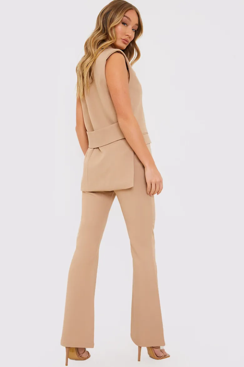 Flared Tailored Trousers