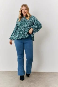 Floral Printed Smock Top