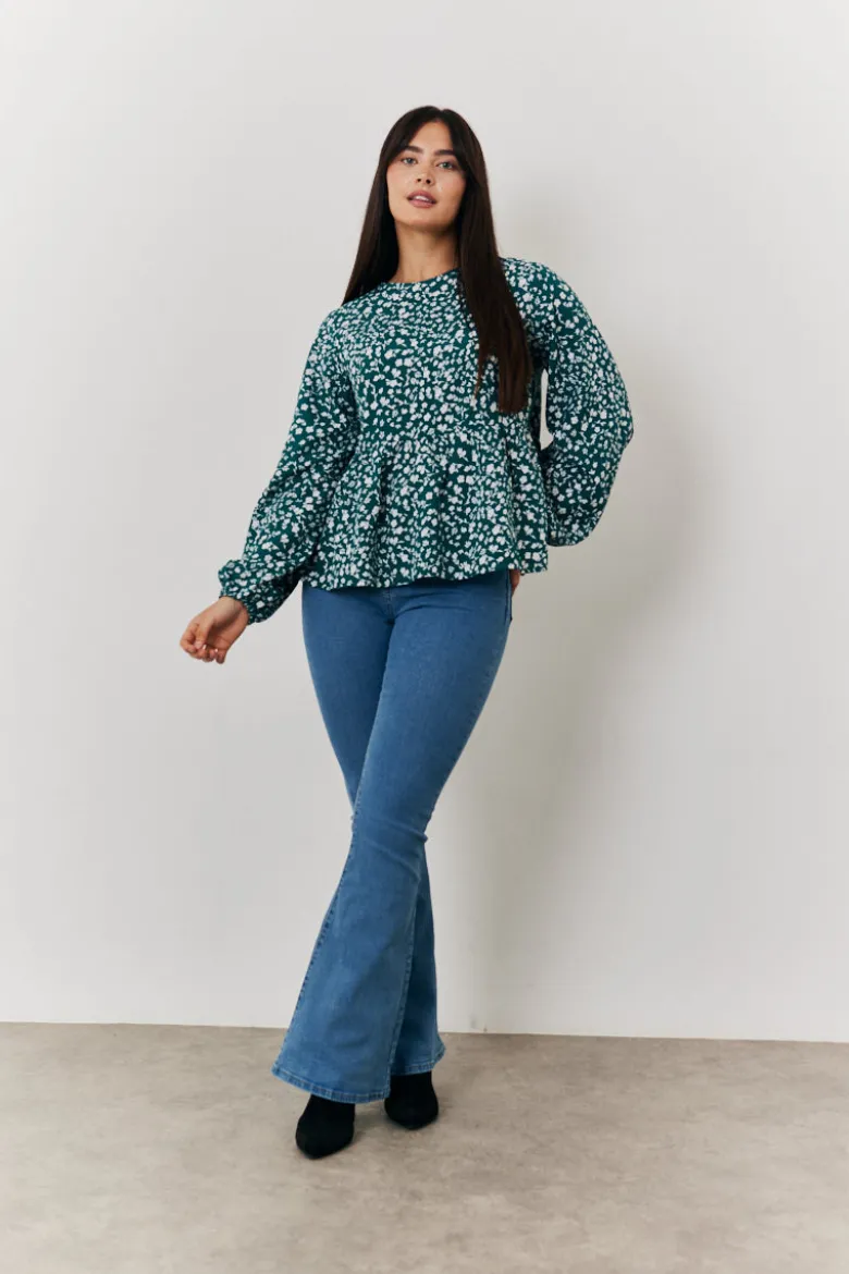 Floral Printed Smock Top